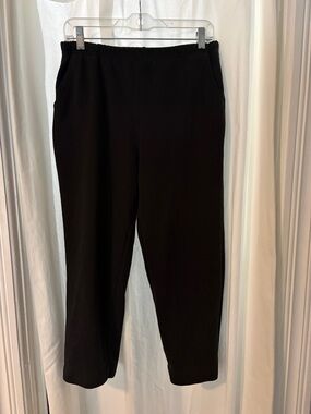 Parisian Works Black Elastic Waist Pull-On Pants